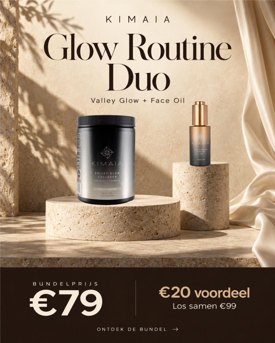 KIMAIA Glow Routine Duo met Valley Glow en Glow Up Face Oil voor €79